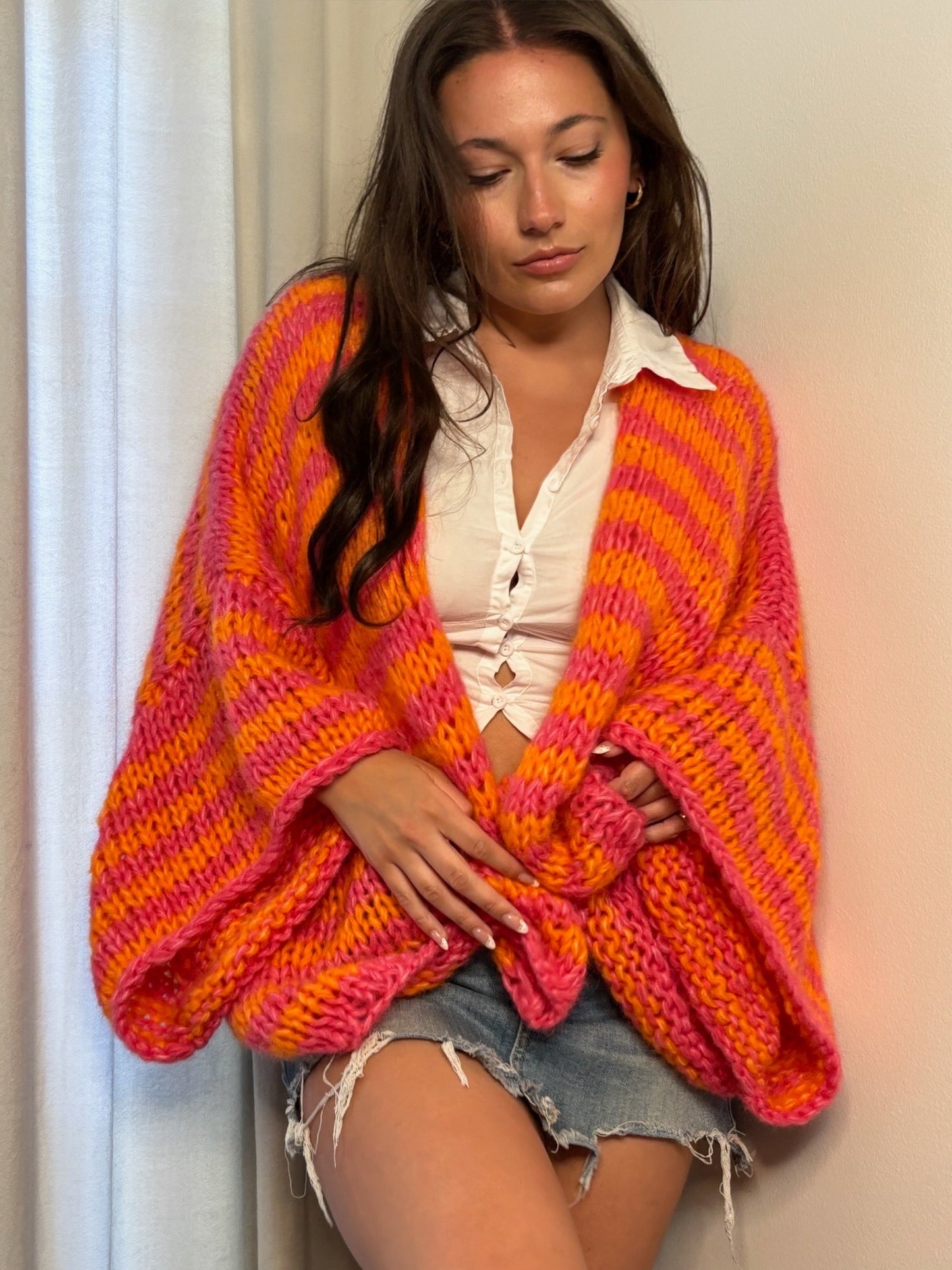 Oversized Guardian Angel Sweater - Natasha