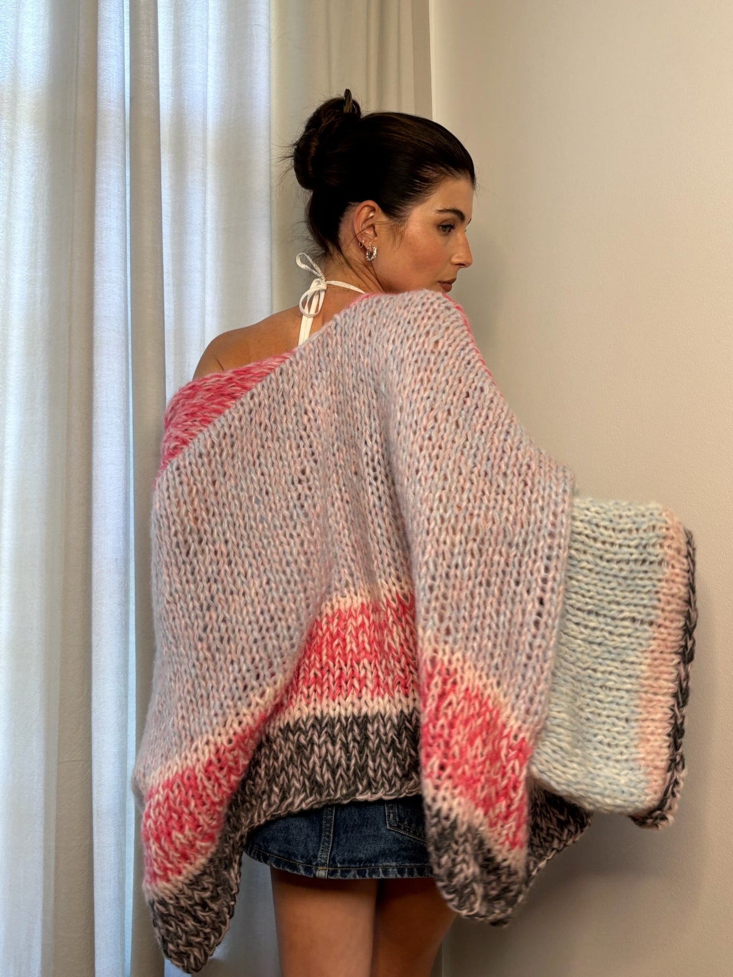 Oversized Guardian Angel Sweater - Adriana