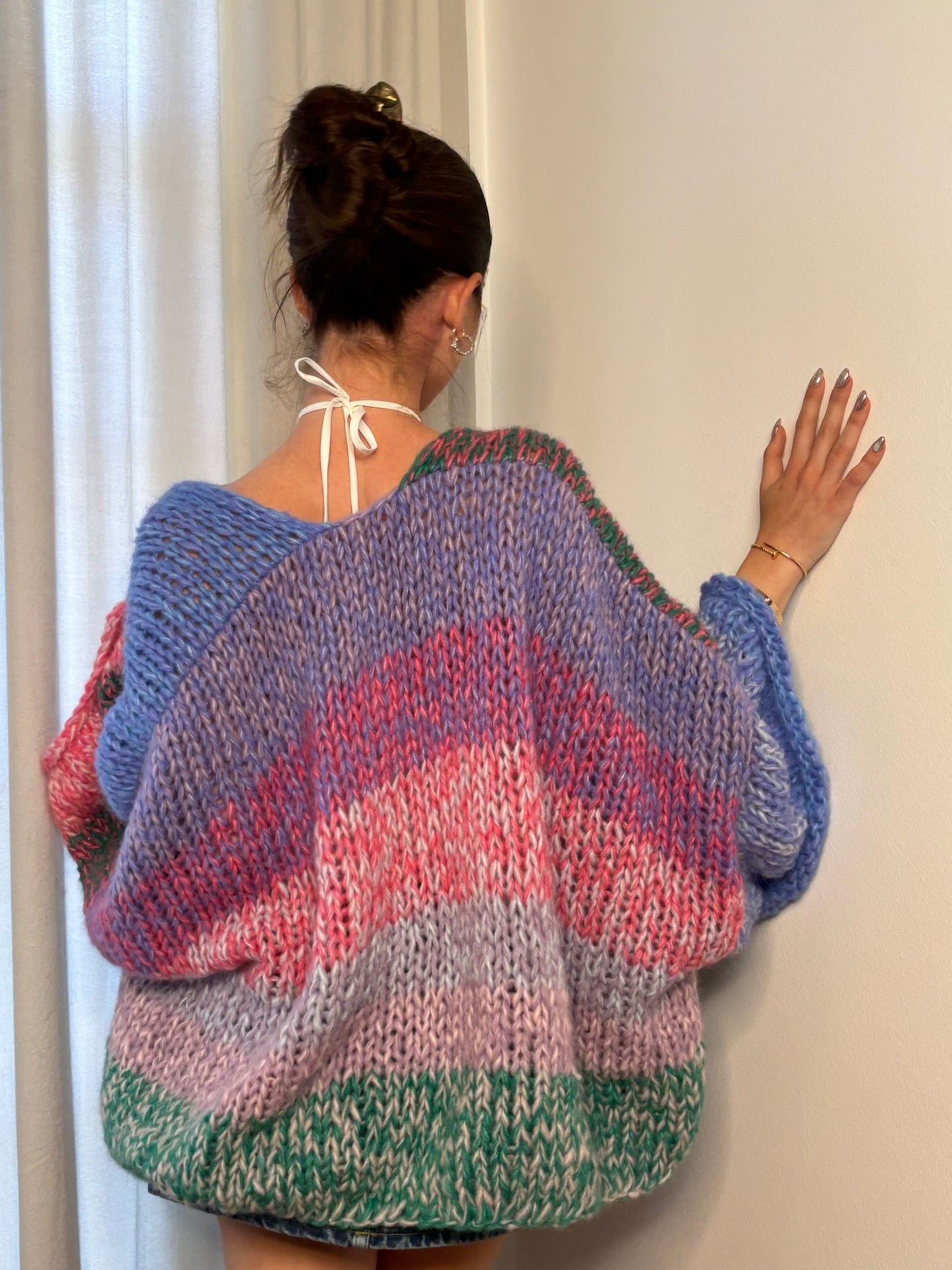Oversized Guardian Angel Sweater - Sierra