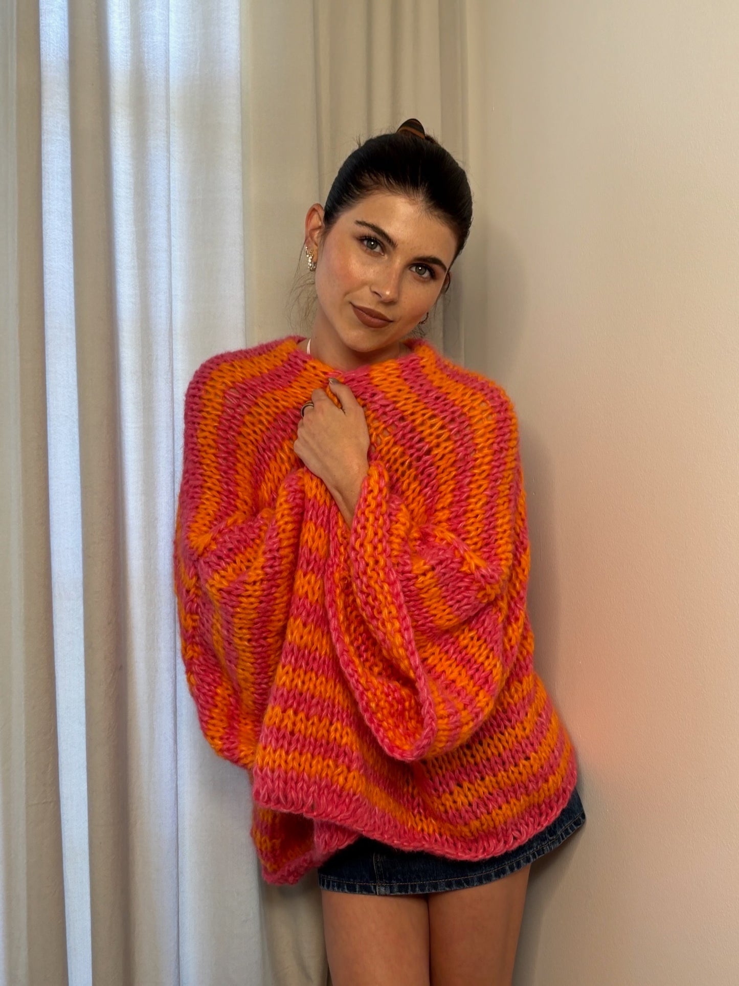 Oversized Guardian Angel Sweater - Natasha