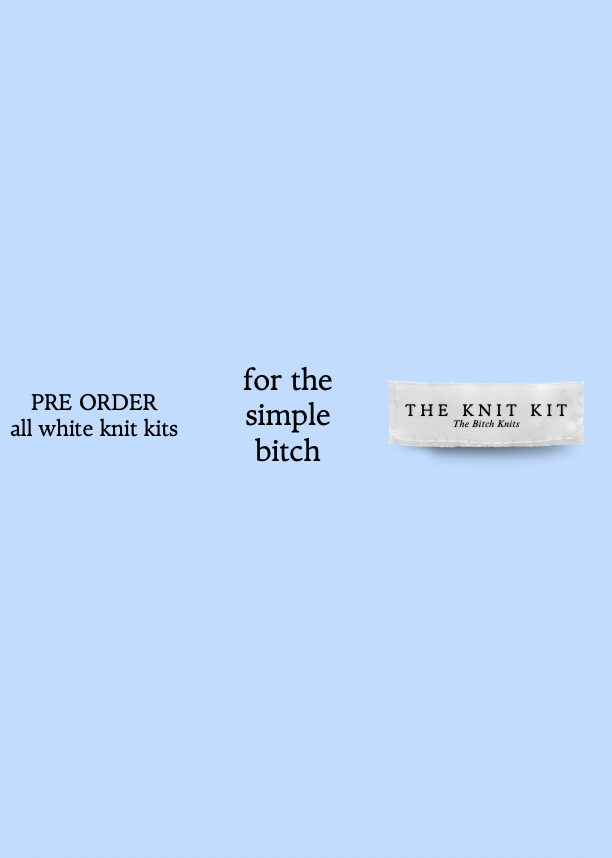 Guardian Angel Knit Kit - All White (Pre-Order)