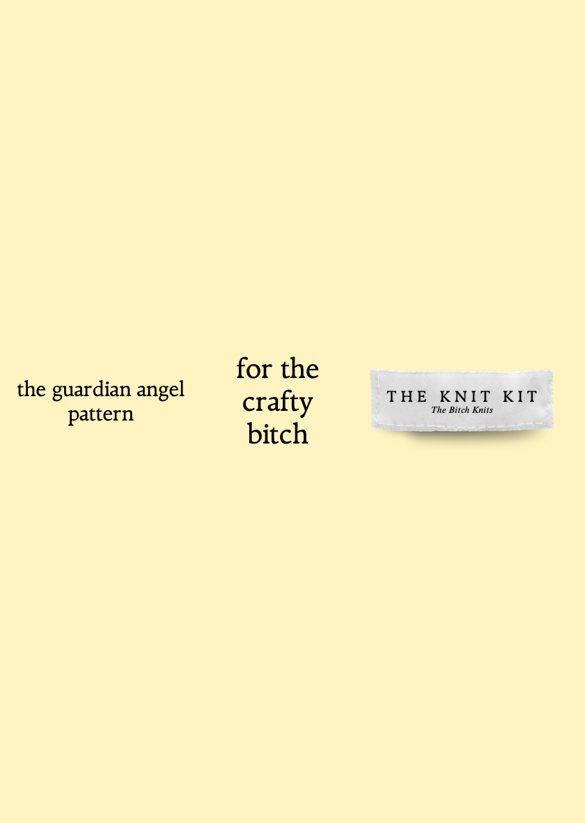 Guardian Angel Sweater Pattern (Only)