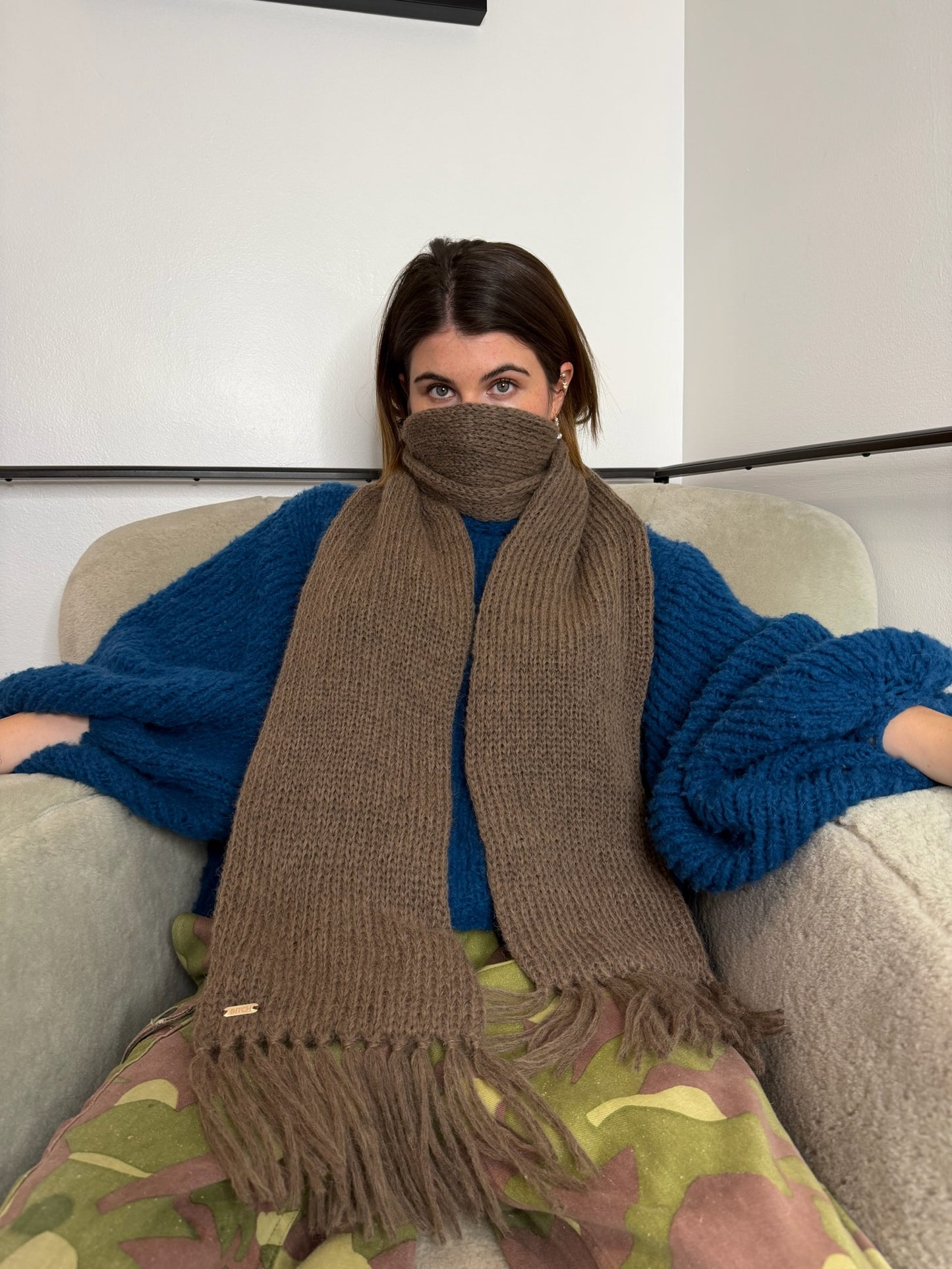 Summit Scarf Medium Brown