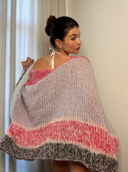 Oversized Guardian Angel Sweater - Adriana