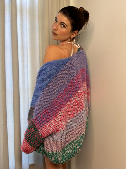 Oversized Guardian Angel Sweater - Sierra