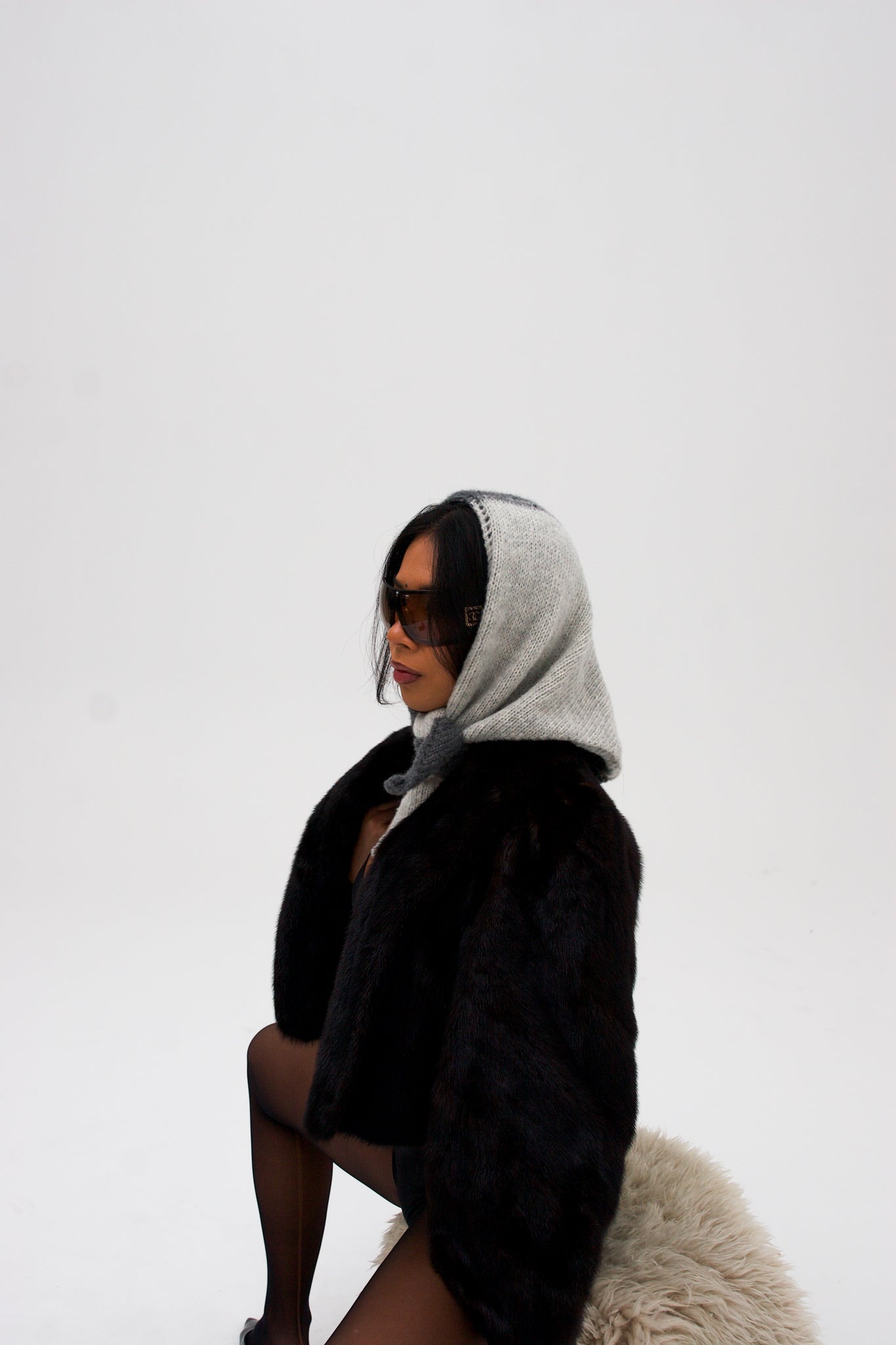 Six Way Scarf Grey Grey